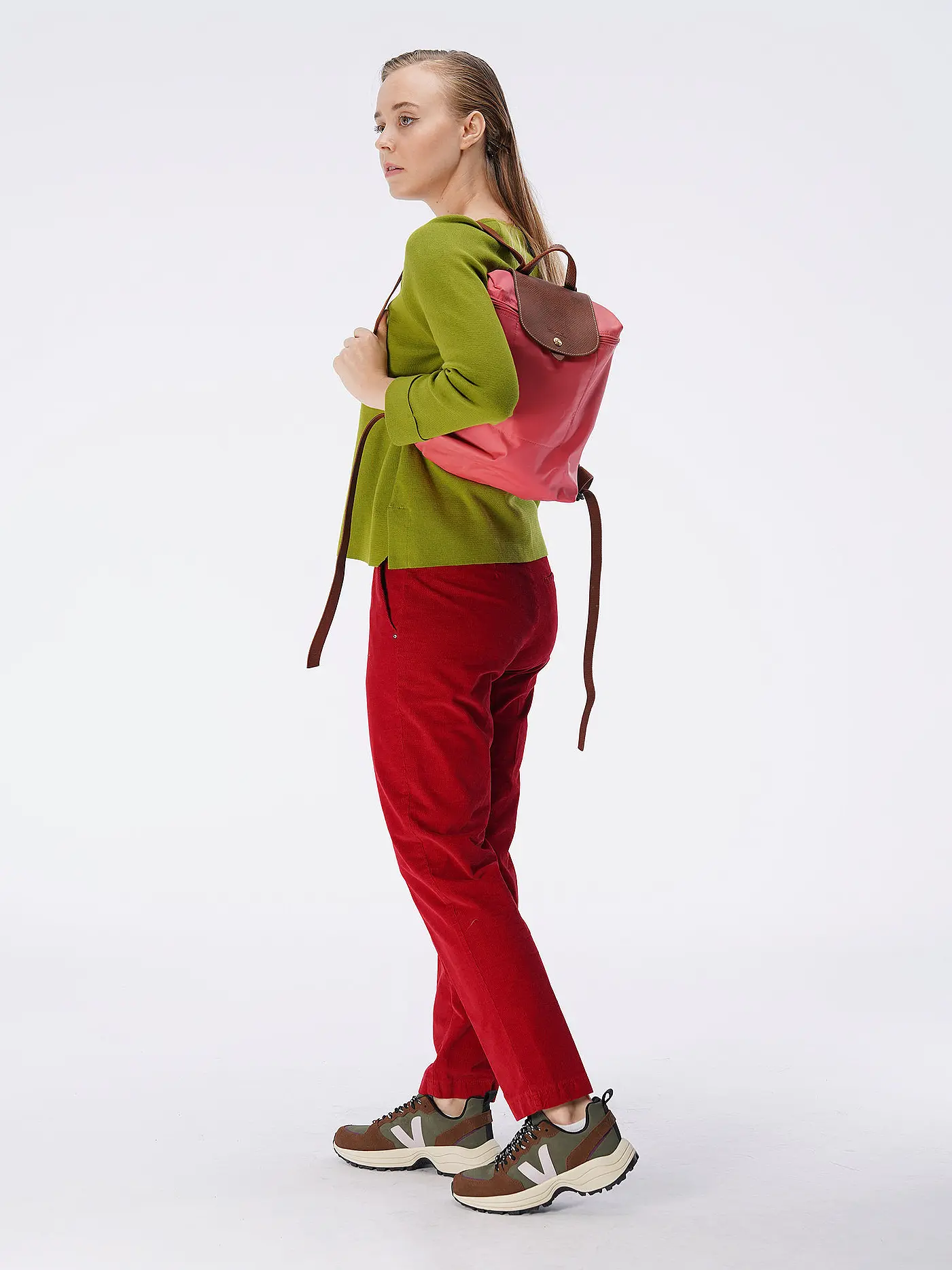 LONGCHAMP | Le Pliage Original Rucksack, Lichen | rosa